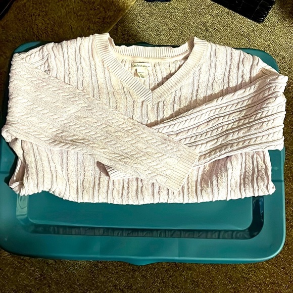 Women’s Light Purple Croft & Barrow Cable Knit Sweater - Picture 6 of 6